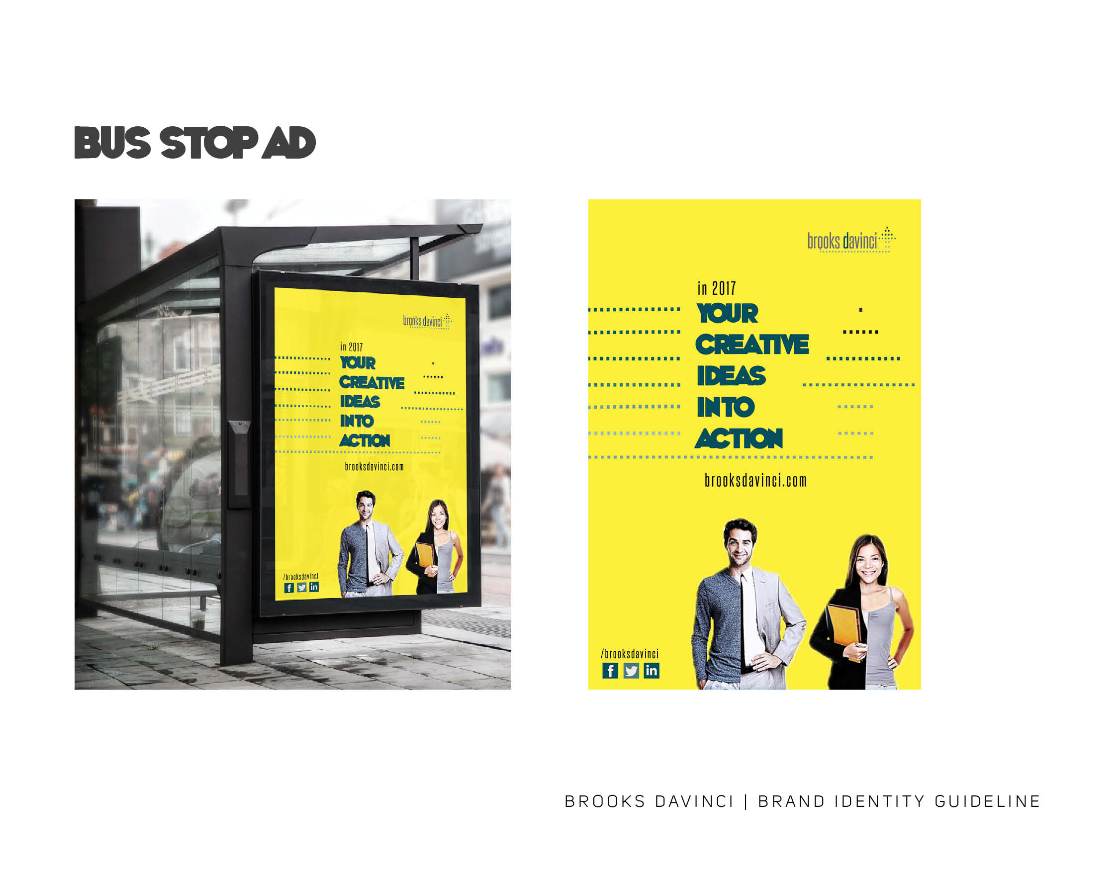 Bus Stop Ad_Brooks Davinci_PORTFOLIO